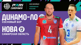 Динамо ЛО - Нова | 19 Тур | 22.01.2023 | PARI Суперлига 2022/23 | Мужчины